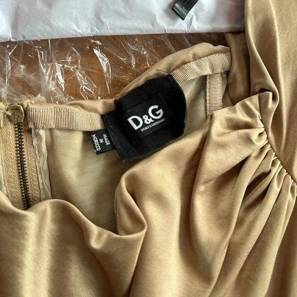 D&G Dolce & Gabbana 2000s off shoulder corset cocktail dress - Picture 2 of 4